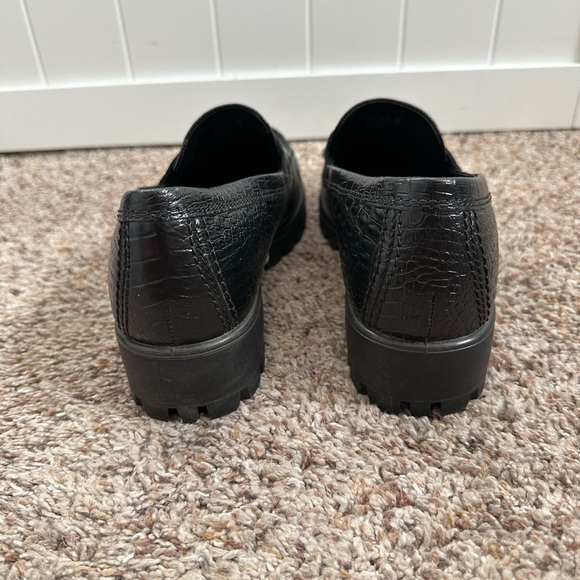 EUC Women's Ecco Black Modtray Slip-On Loafers Size EU 40 Or US 9 - 9.5 - Picture 5 of 7